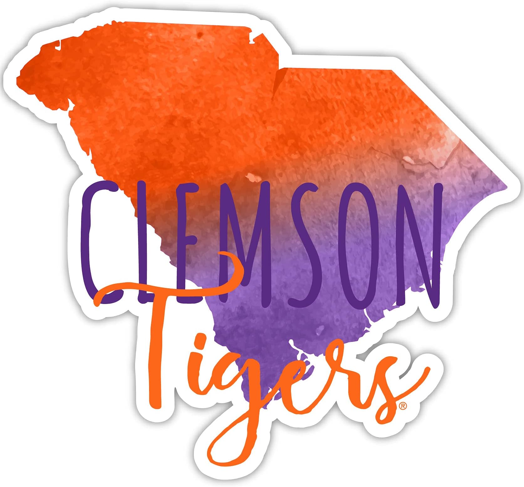Amazon.com: Clemson Bumper Sticker Vinyl Decal 5" : Sports & Outdoors