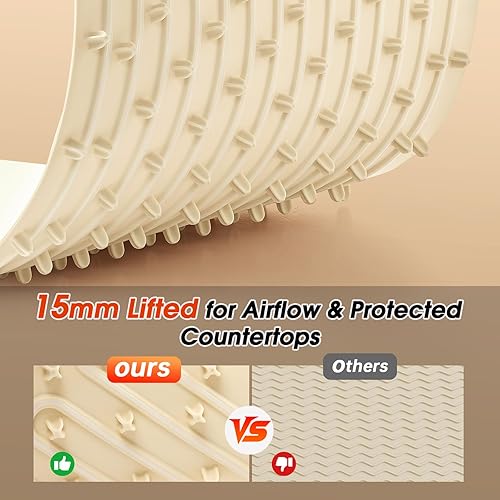 Miniatura 9 de Tapete de calentamiento para alimentos extra grande bandejas de calentamiento eléctricas de 36 x 16 pulgadas para fiestas de bufets, calentadores de