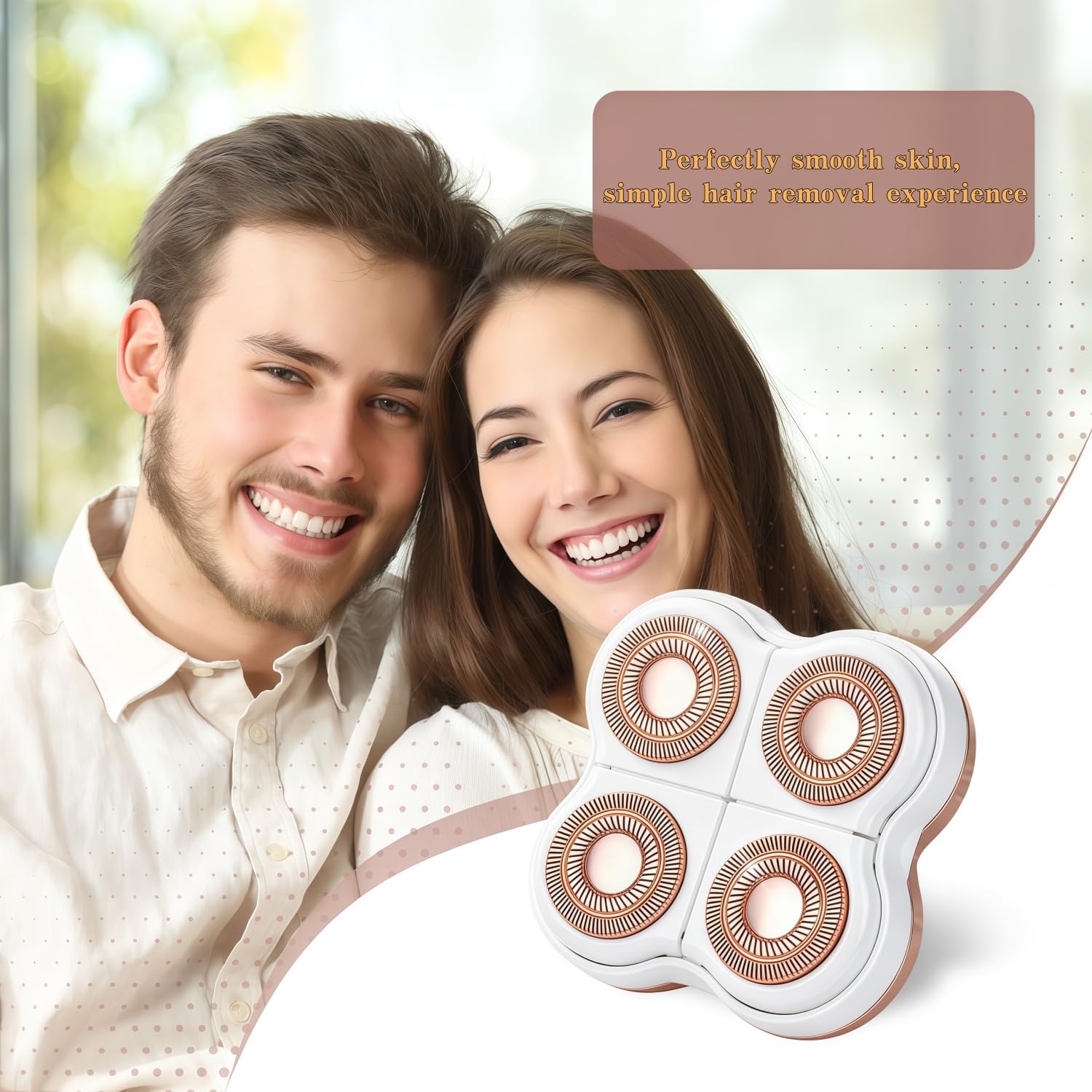 Women Legs Remover Replacement Heads，Compatible with Flawless Legs Shaver，2 Pack