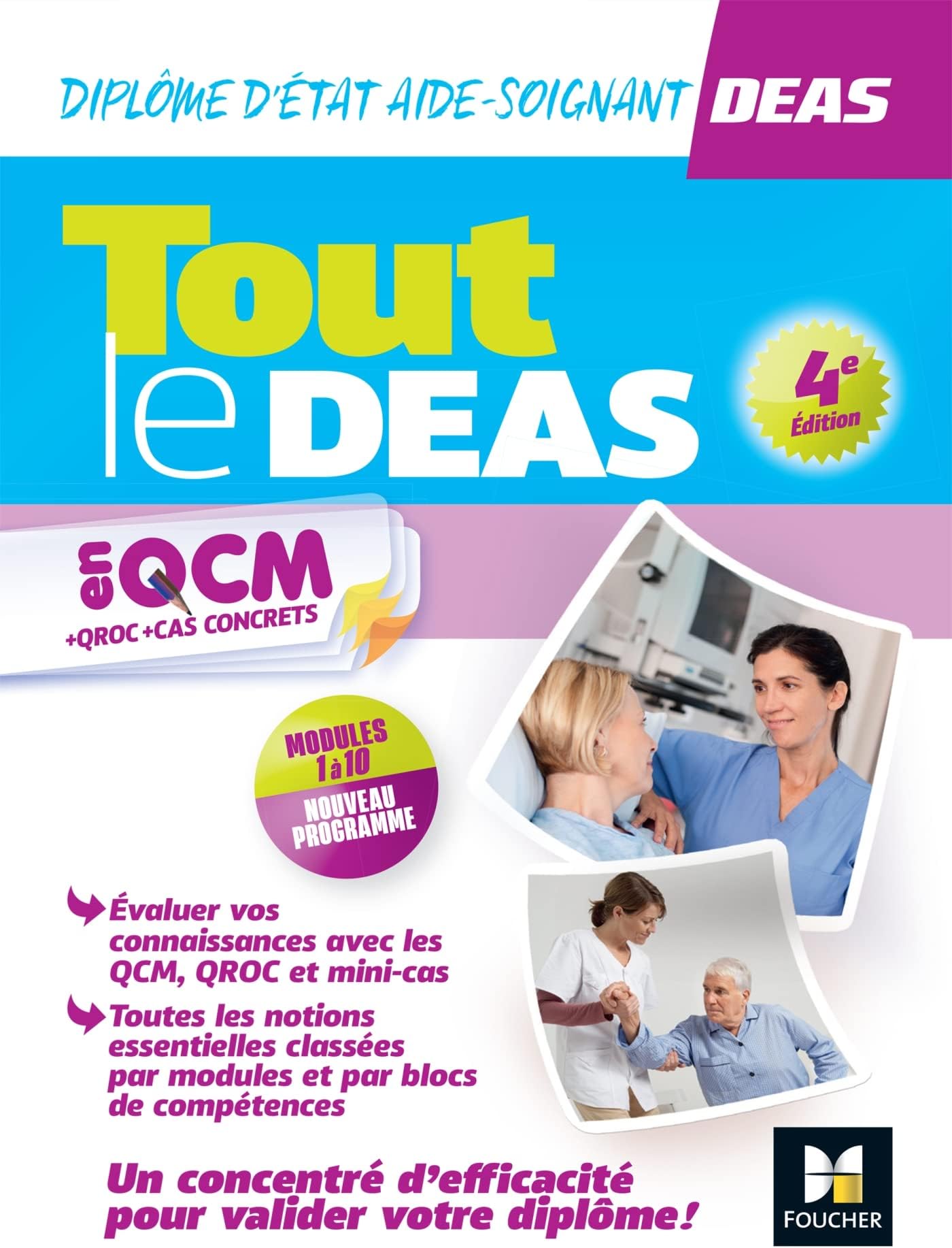 Tout le DEAS en QCM/QROC - IFAS - Diplôme État Aide-soignant - 2025-2026
