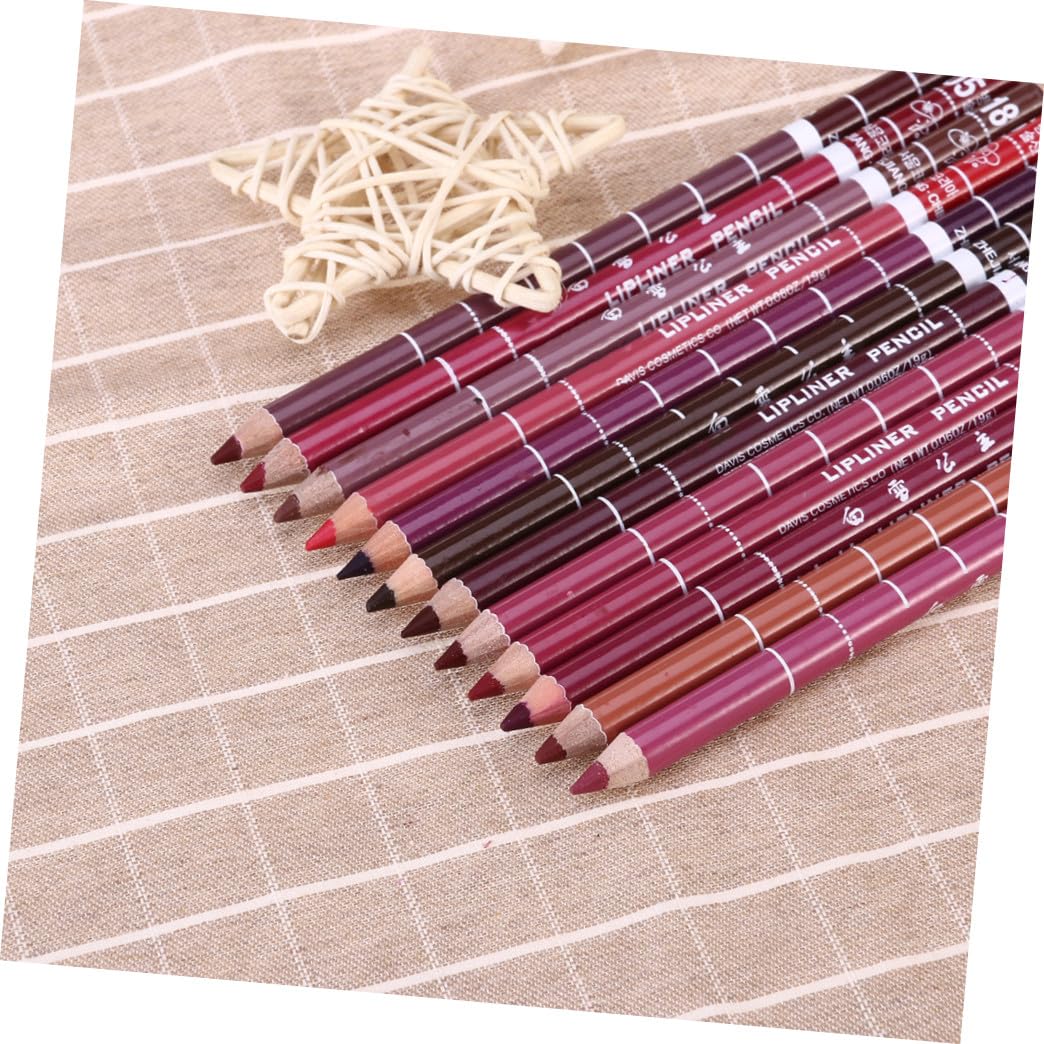 Mipcase 36pezzi Matite Per Labbra Impermeabili Lip Liner Professionale Colori Casual Per Makeup Artist e Tutte Le Donne Facile Applicazione e Comfort Duraturo