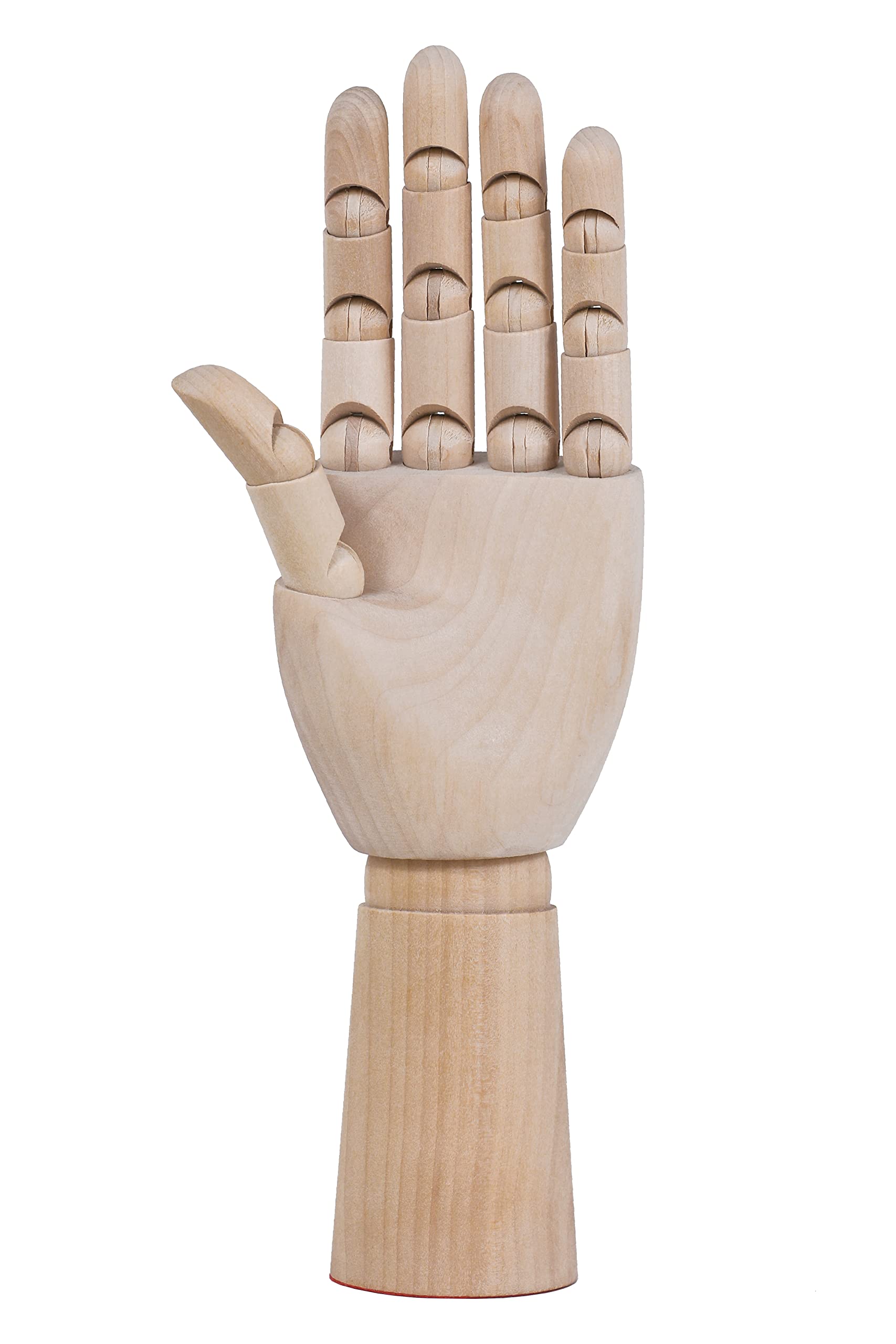 TOUROCMONT Mannequin à dessin main en bois - 18 cm, 30 cm, gauche, droite, mobile pour peindre (droite, 30 cm