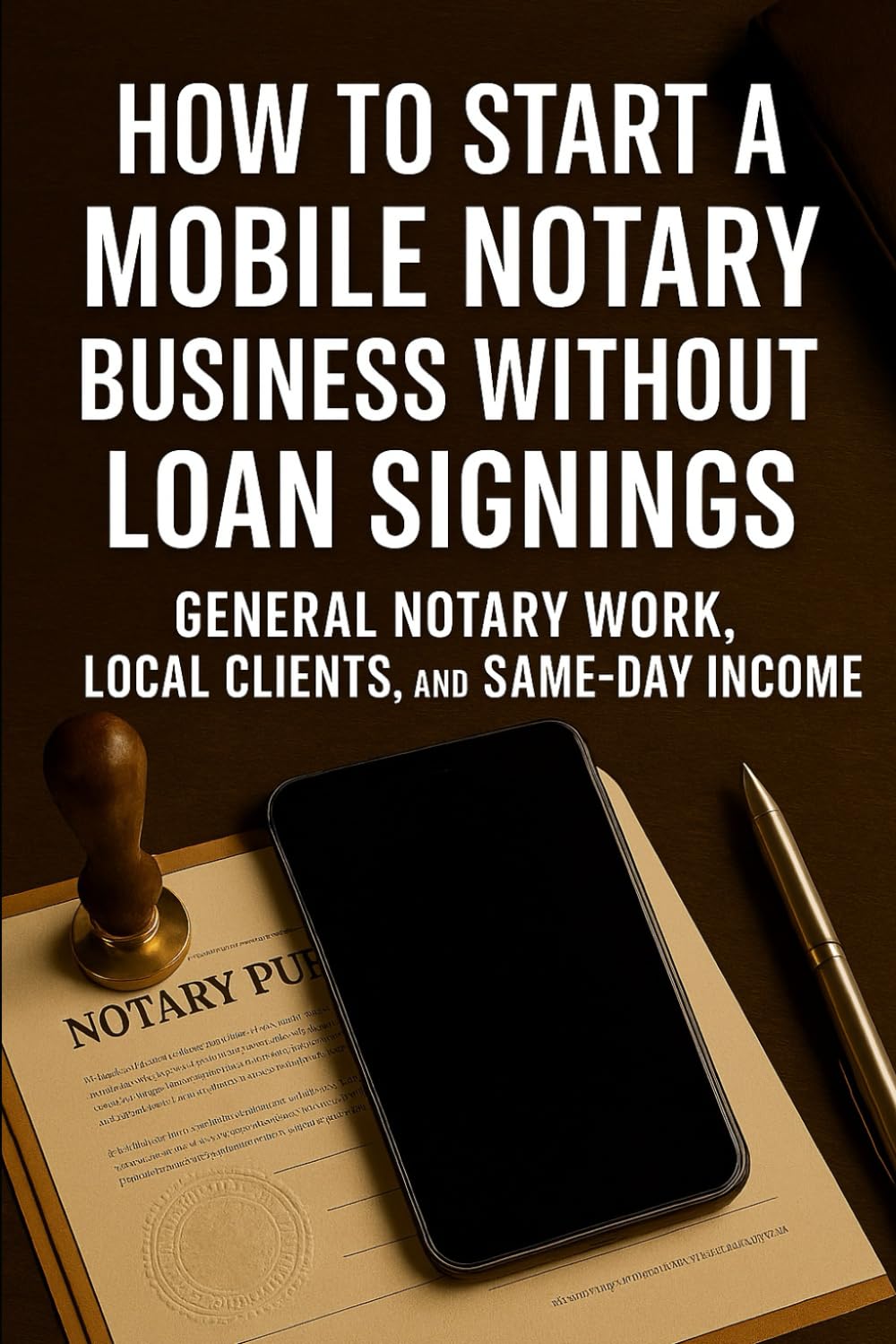 How to Start a Mobile Notary Business Without Loan Signings: General Notary Work, Local Clients, and Same-Day Income