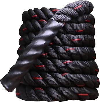 PROIRON 9M /12M Battle Ropes, Battling Rope for Fitness Training Gym, Heavy Exercise Ropes 38mm, Undulation Rope for Strength Workout