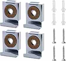 6 Supporti Per Specchio Da Parete Con Viti E Tasselli - Ideali Per Bagno E Toilette | Adatti Anche Per Specchi Pesanti E Senza Cornice - Foto 6