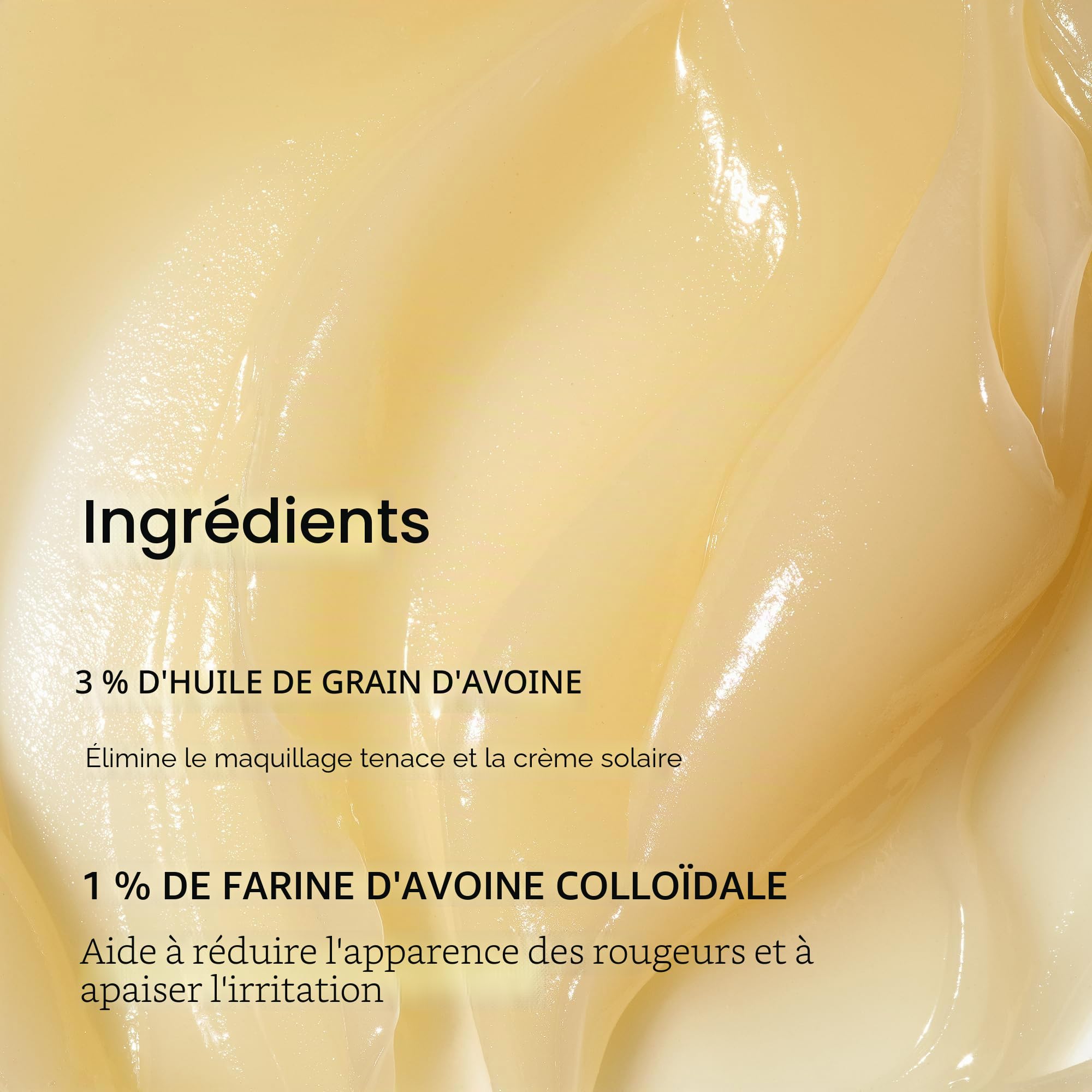 The INKEY List Oat Cleansing Balm pour éliminer le maquillage et nettoyer la peau sensible 50 ml