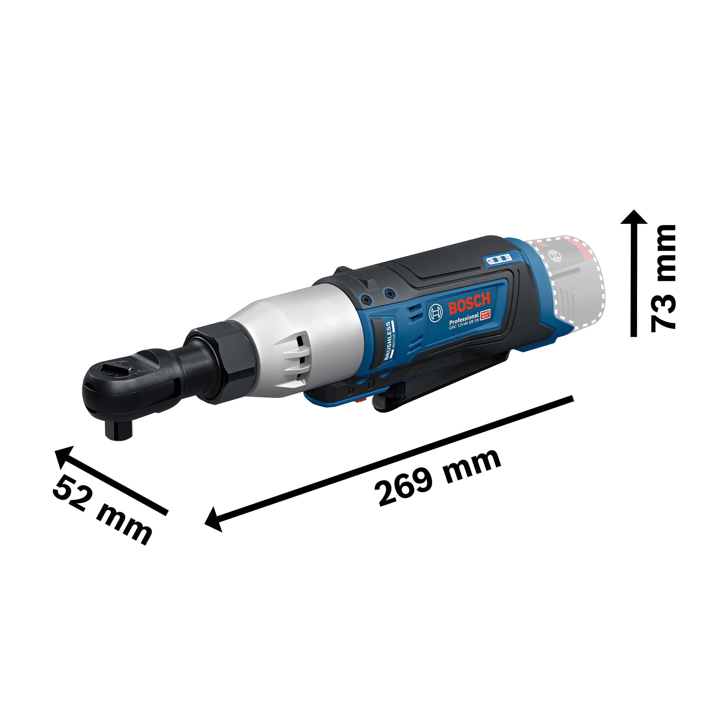 Bosch Professional 12V System Wiertarko-wkrętarka akumulatorowa GRC 12V-60 3/8 SN