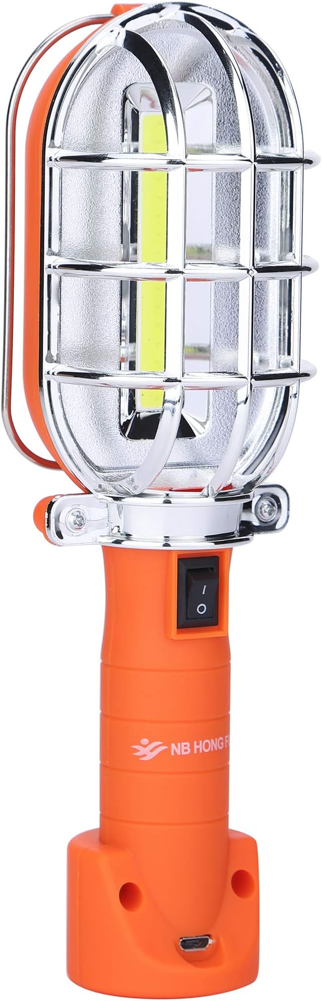 Trouble Light Cob LED Work Light with Magnetic Hook for Hand Rechargeable Portable Mechanic Light Handheld Flashlight Inspection Lamp for Car Repair, Home Use, Workshop, Garage, Emergency