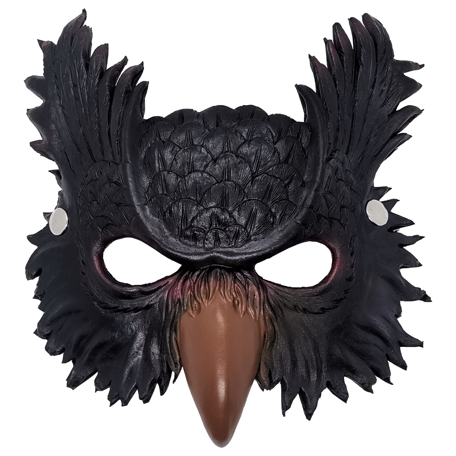 MzztinoOwl Mask Half Face Animal Mask Owl Cosplay Masquerade Halloween Mask Costume