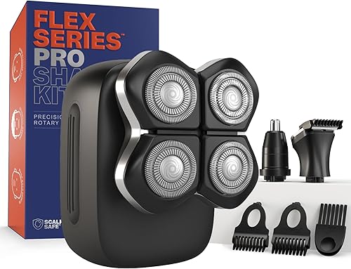 Miniatura 1 de Freebird FlexSeries Pro - Afeitadora eléctrica de cabeza y cuerpo para hombre, inalámbrica, recargable, húmedoseco, calvo, cabeza calva e ingle,