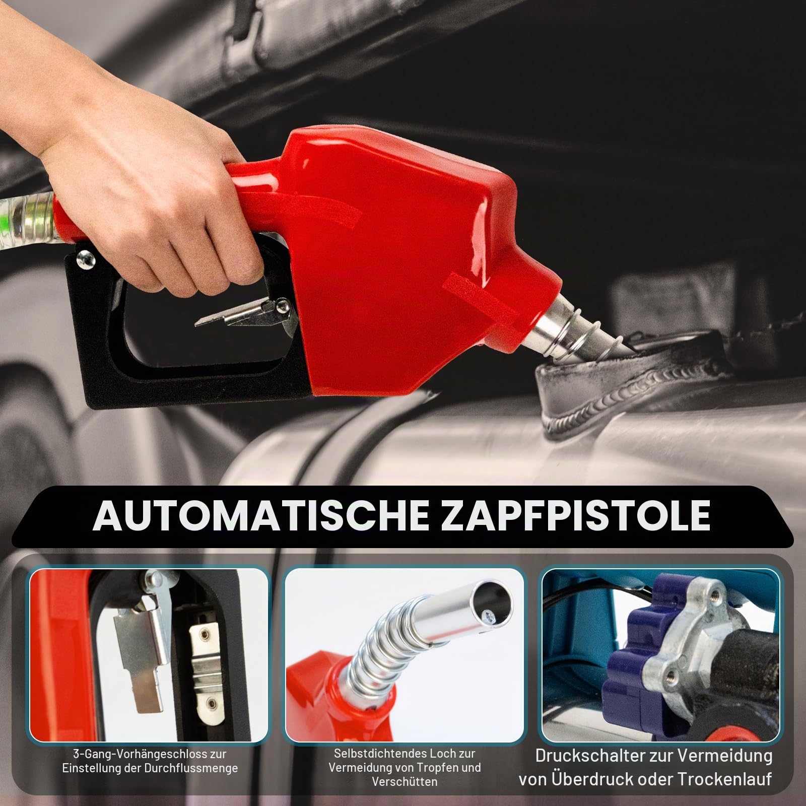 Kabellose Elektrische Dieselpumpe, Elektrische Kraftstoffpumpe Förderpumpe