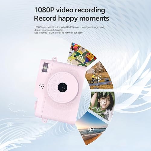 Miniatura 4 de Mini cámara con llavero, mini cámara digital, cámara retro de 1080P con tarjeta de 32 GB, lente gran angular, luz flash LED, fotos nostálgicas, gran