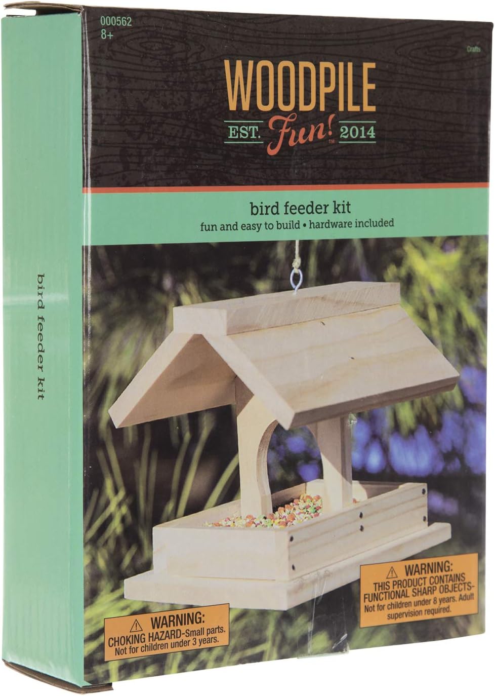 Woodpile Fun! Hobby Lobby DIY Paintable Buildable Wood Bird Feeder Activity Craft