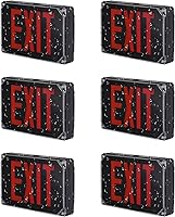 Vista 11 de LEONLITE Señal de salida LED roja, luz de salida de ubicación húmeda con batería de respaldo, certificación UL, iluminación de emergencia cableada