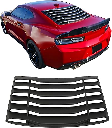 IKON, cubierta parasol para 2016-2017 Chevy Camaro, para vidrio trasero, de estilo