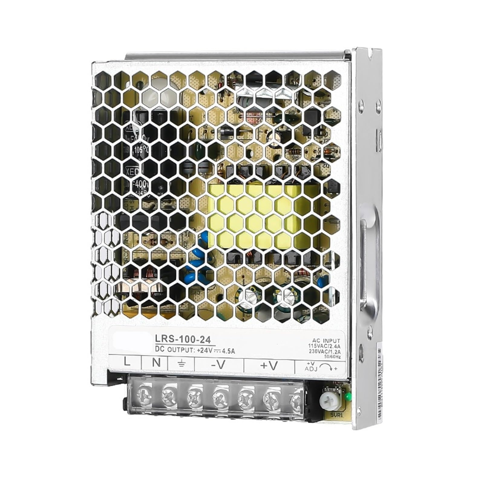 BRODEFUP LRS-100 Switching Power Supply 100W AC 100-240V DC 5V 12V 15V 24V 36V 48V Single Source Transformer(15V)