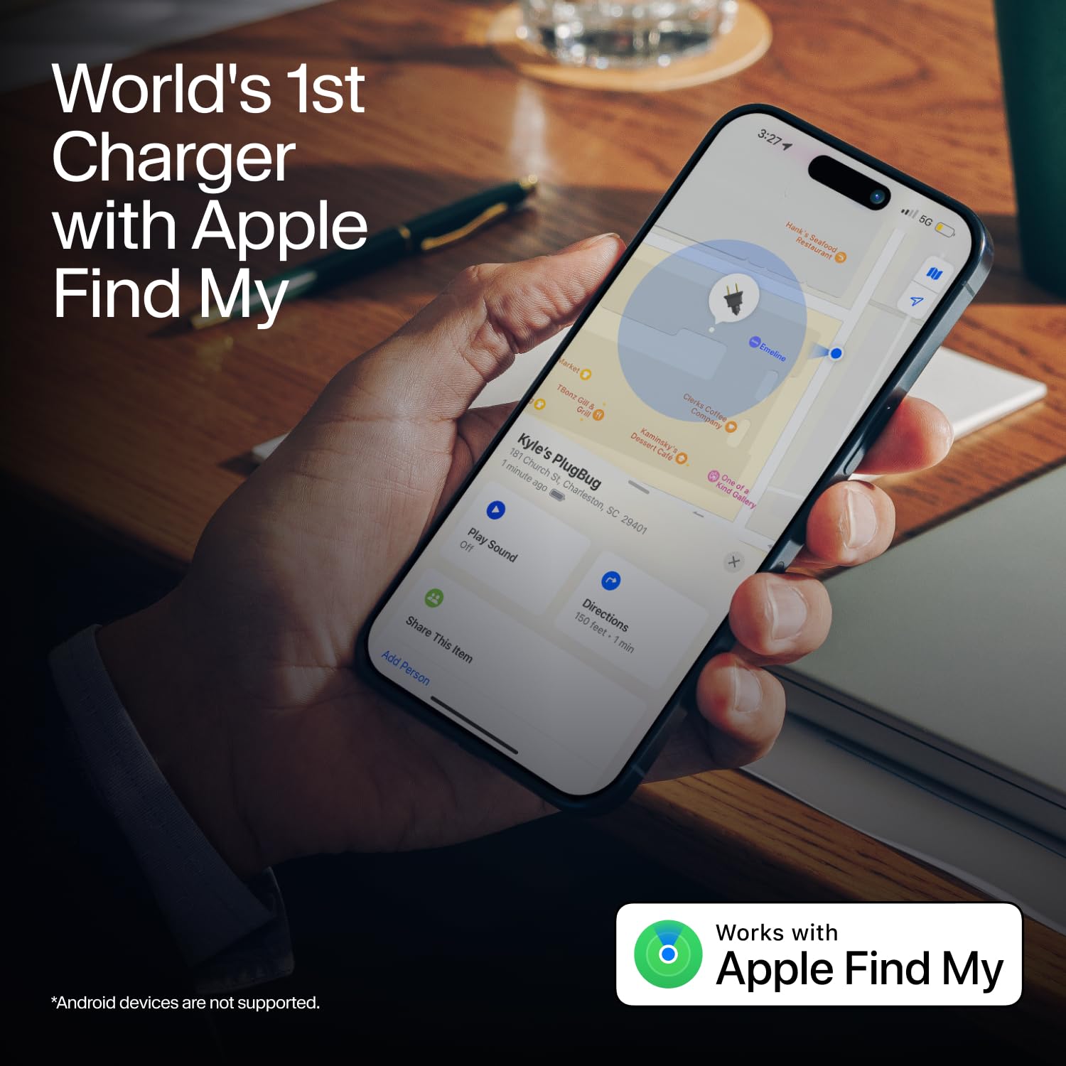 Twelve South PlugBug 50W USB-C caricab.parete d.viaggio Find My