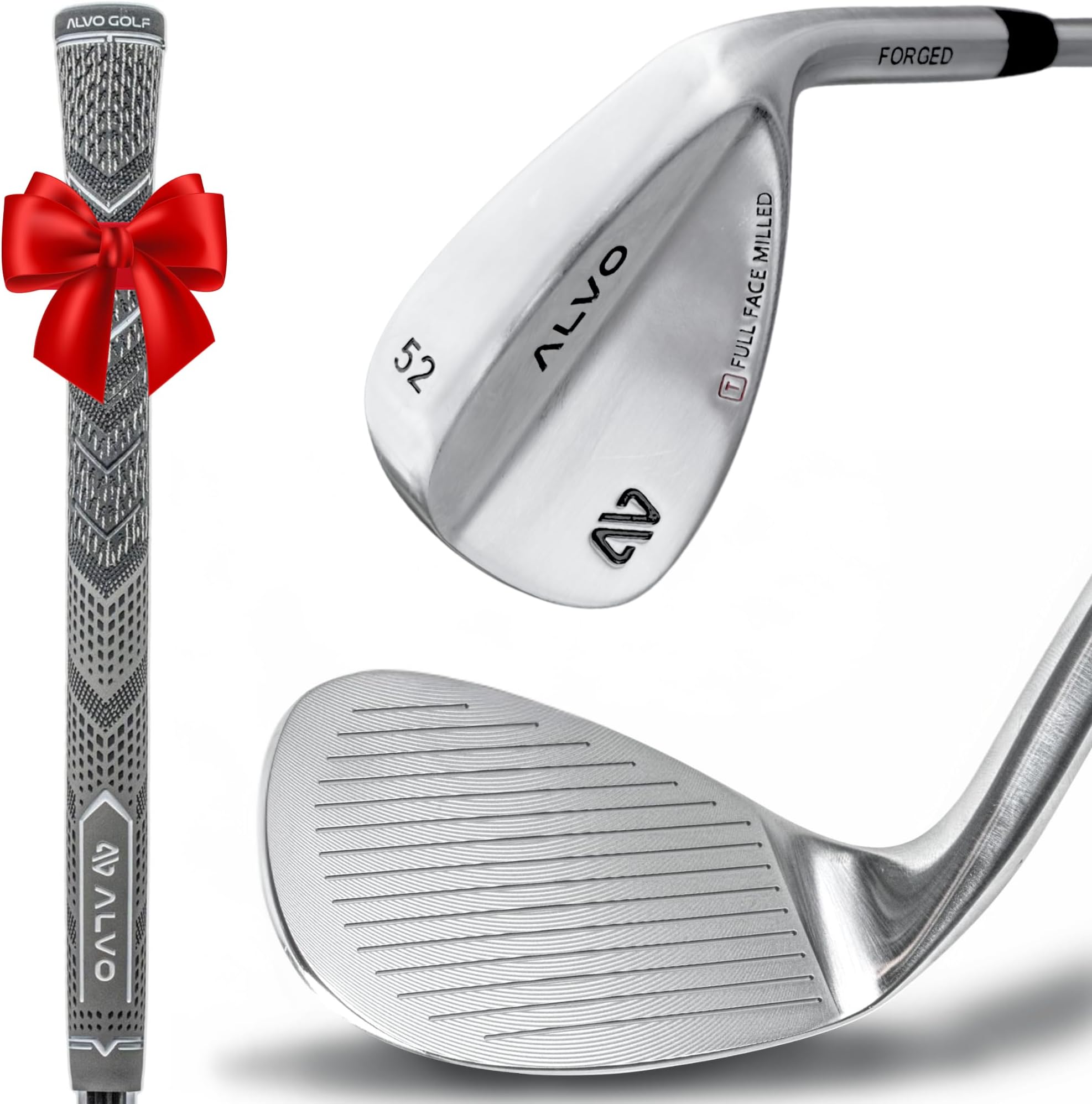 Premium Full Face Golf Wedges, Golf Wedge Set, 3 Wedges 52/56/60 Degree,Lob,Gap,Sand Golf Club for Men, Premium Grip, Right Hand