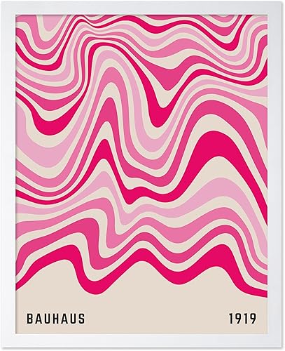 Miniatura 55 de Monem Art Bauhaus Póster – Impresión de sol de California – Arte de círculos arcoíris – Arte geométrico – Arte bohemio chic – Arte moderno de