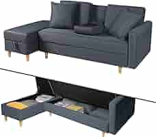 ソファー 3人掛け ソファソファベッド引き出しオットマン おしゃれ 【グレー】 楽天市場】【クーポン15% 9/20 18時-9/21 24時】 ソファベッド