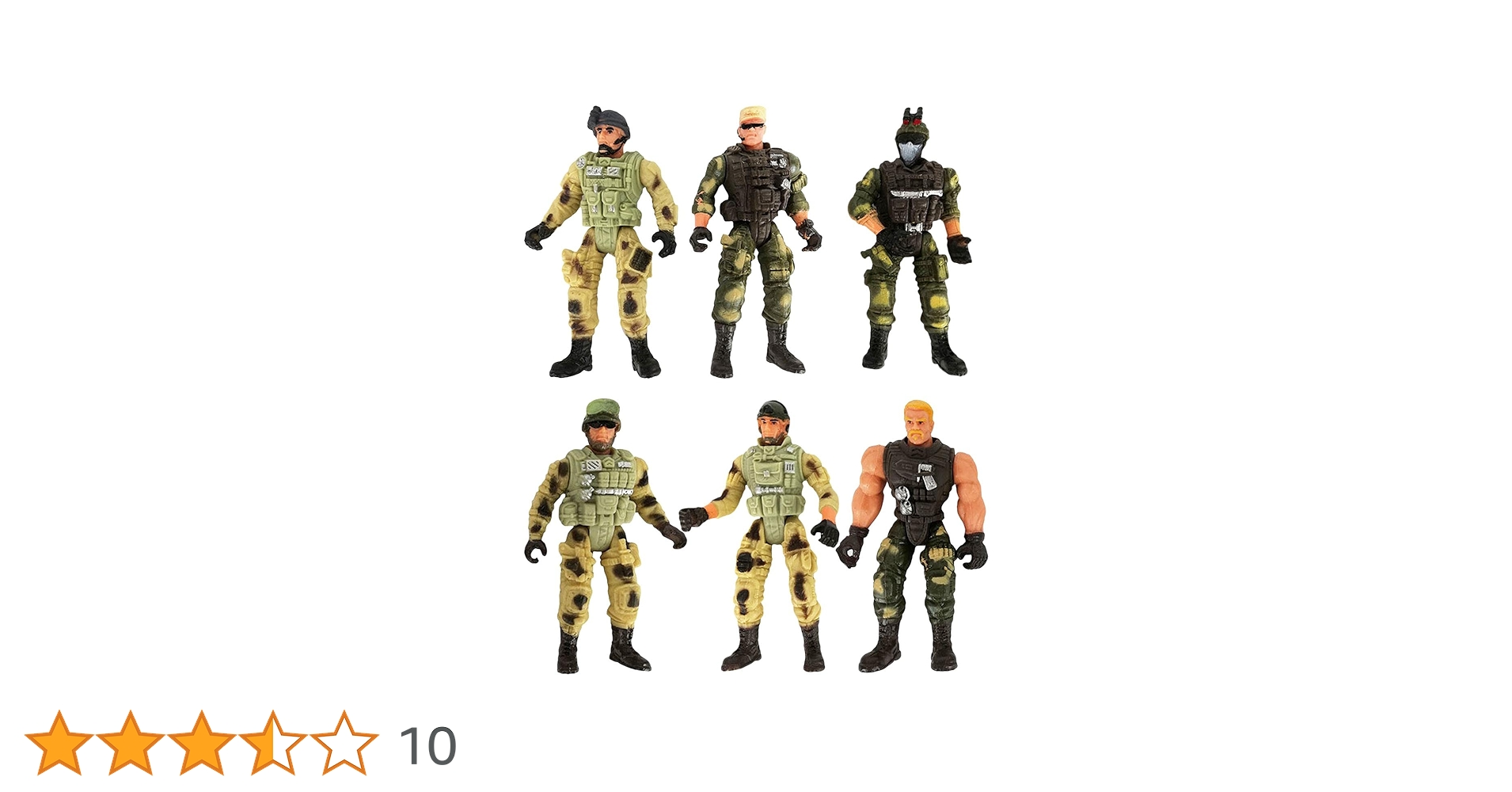 Amazon | STARTIST 6 個アメリカ軍兵士戦士可動関節フィギュア