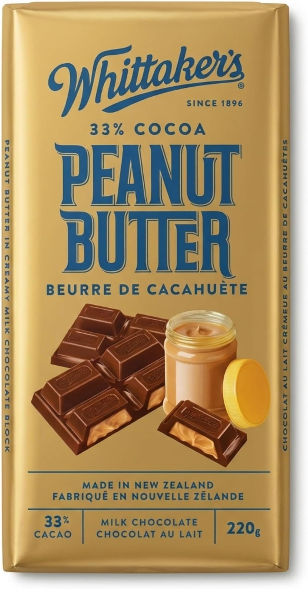 Whittaker's Chocolate Block 200g (Made in New Zealand) (Peanut Butter)