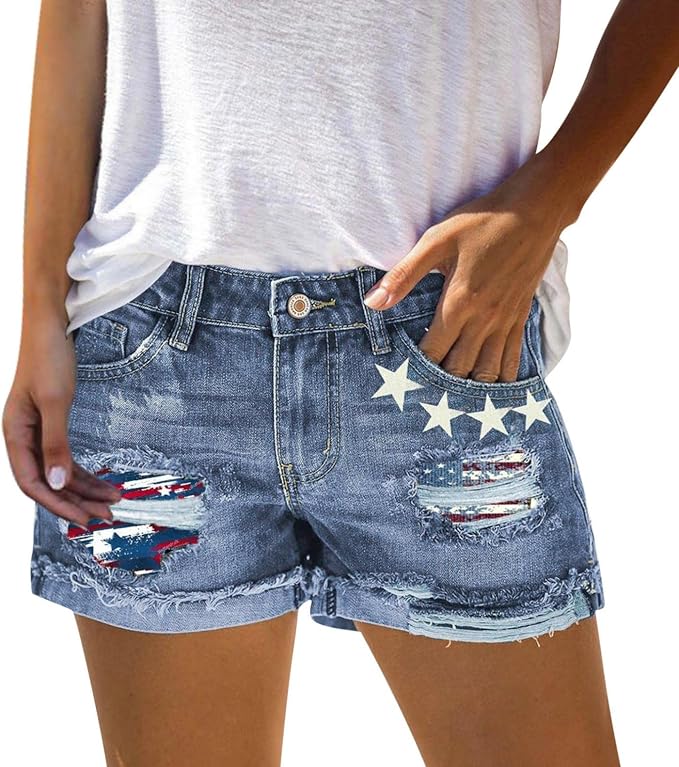 Women Trendy Denim Shorts Women 