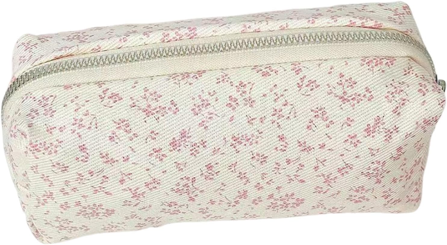 Floral Makeup Brush Bag Protective Storage Organizer, Portable Cosmetic