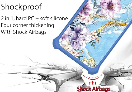 Miniatura 2 de jioeuinly JSL-SZH - Funda para Huawei Nova Y91, compatible con Huawei Nova Y91, con protector de pantalla de vidrio templado, policarbonato duro +