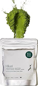 Hikari - Single Origin Ceremonial Matcha - Fine Green Tea Powder, Direct-Trade From Shizuoka, Japan - Smooth and Creamy with Flavor Notes of Walnut, Lemon, Butter - 100g Bag