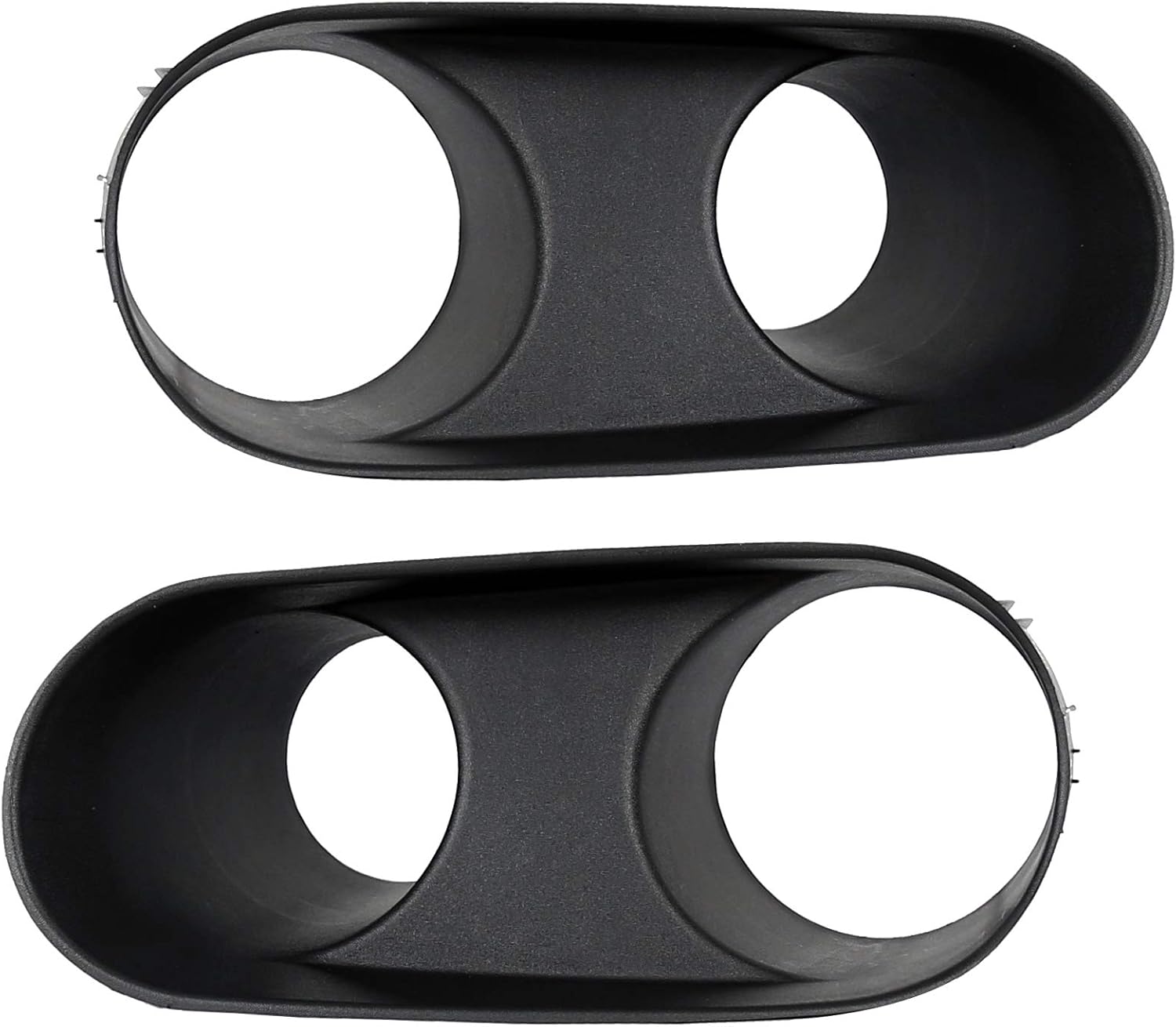ECOTRIC Fog Light Bezel Trim Surround Compatible with 2003-2004 Ford Mustang SVT Cobra Pair Left & Right Set Replacement for 2R3Z-15B438-AA, 2R3Z-15B438-BA, 2R3Z15B438AA, 2R3Z15B438BA