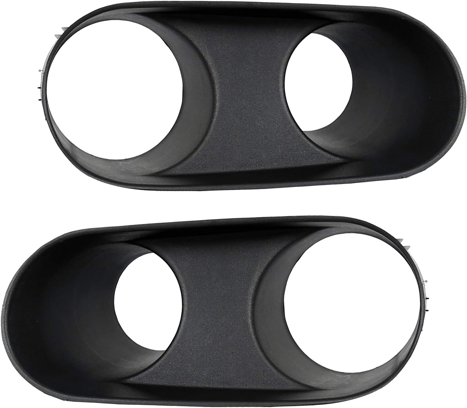 Fog Light Bezel Trim Surround Compatible with 2003-2004 Ford Mustang SVT Cobra Pair Left & Right Set Replacement for 2R3Z-15B438-AA, 2R3Z-15B438-BA, 2R3Z15B438AA, 2R3Z15B438BA