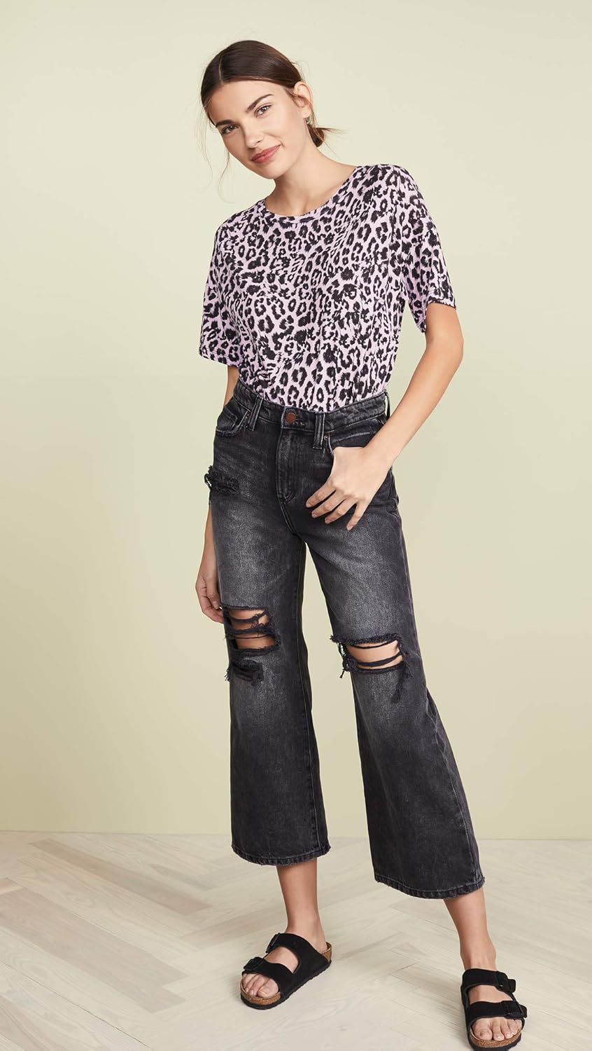 Lee vintage modern cropped wide leg jeans Clearance