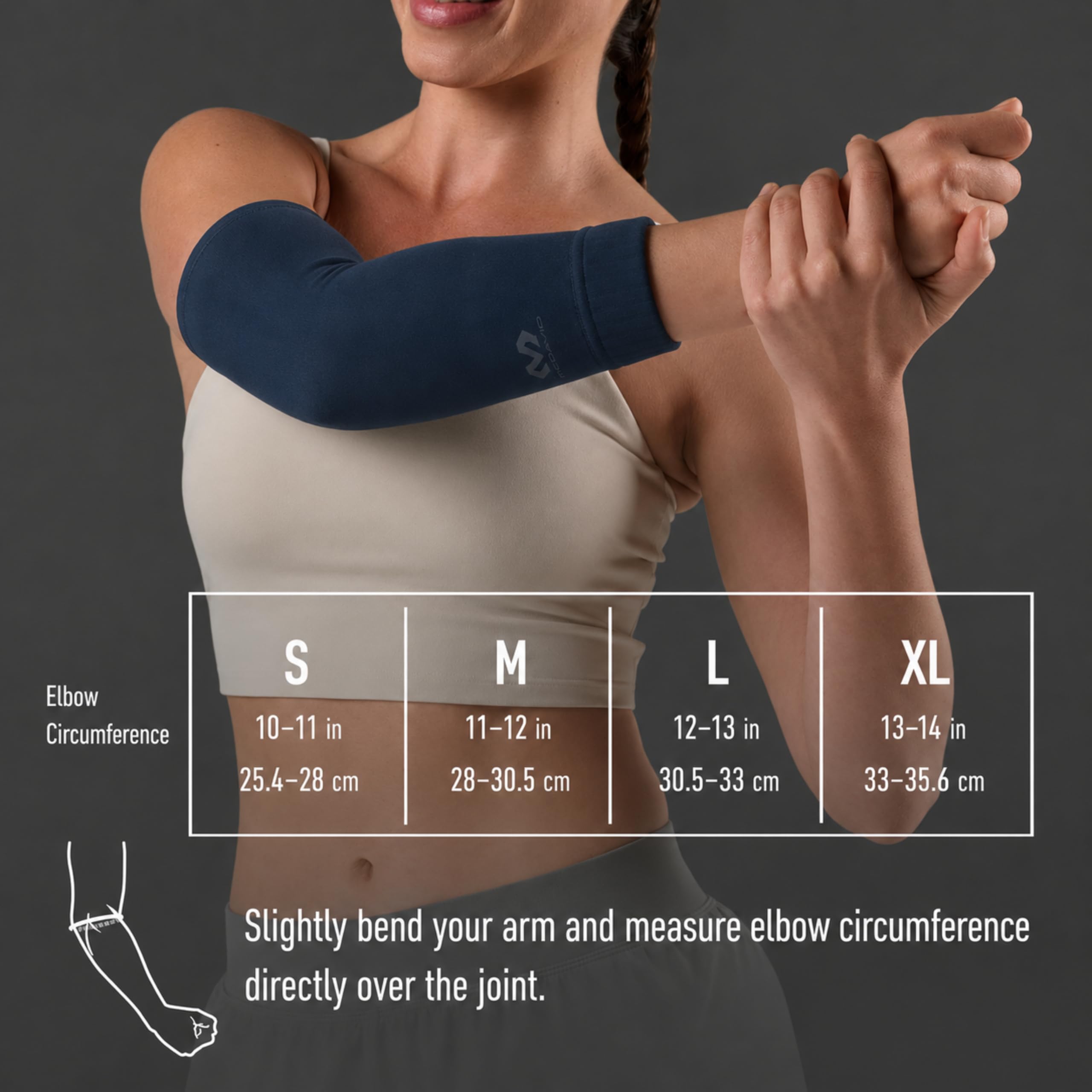 McDavid Infused Therapy Buttersoft Armstulpe, Schwarz, Größe XL