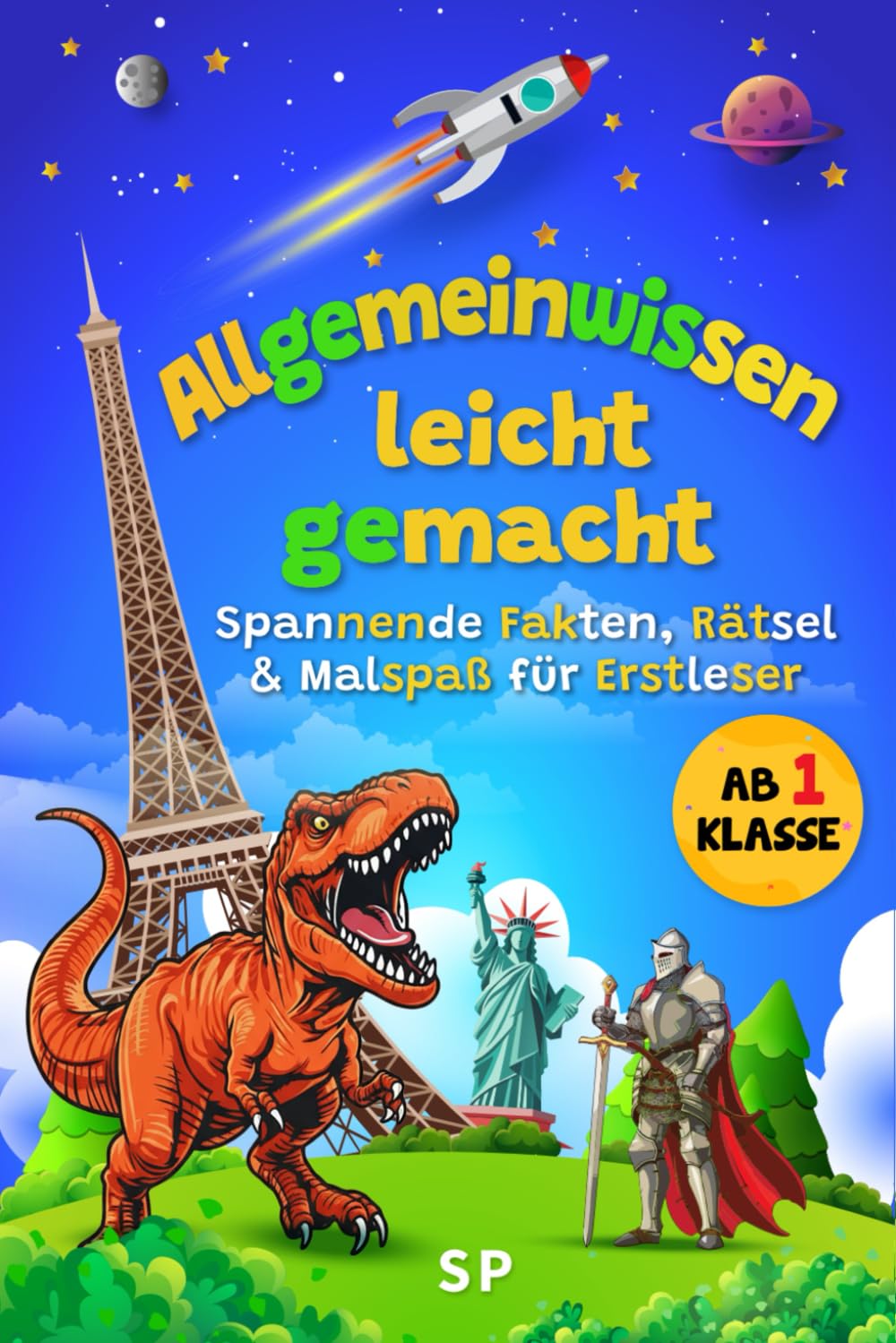 Allgemeinwissen leicht gemacht: Spannende Fakten, Rätsel & Malspaß für Erstleser – ab Klasse 1
