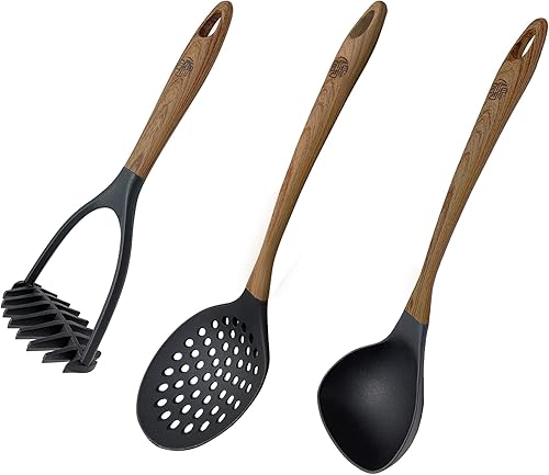 Miniatura 3 de TongYuan Juego de utensilios de cocina - Juego de utensilios de cocina con mango cómodo - Juego de utensilios multiusos para utensilios de cocina