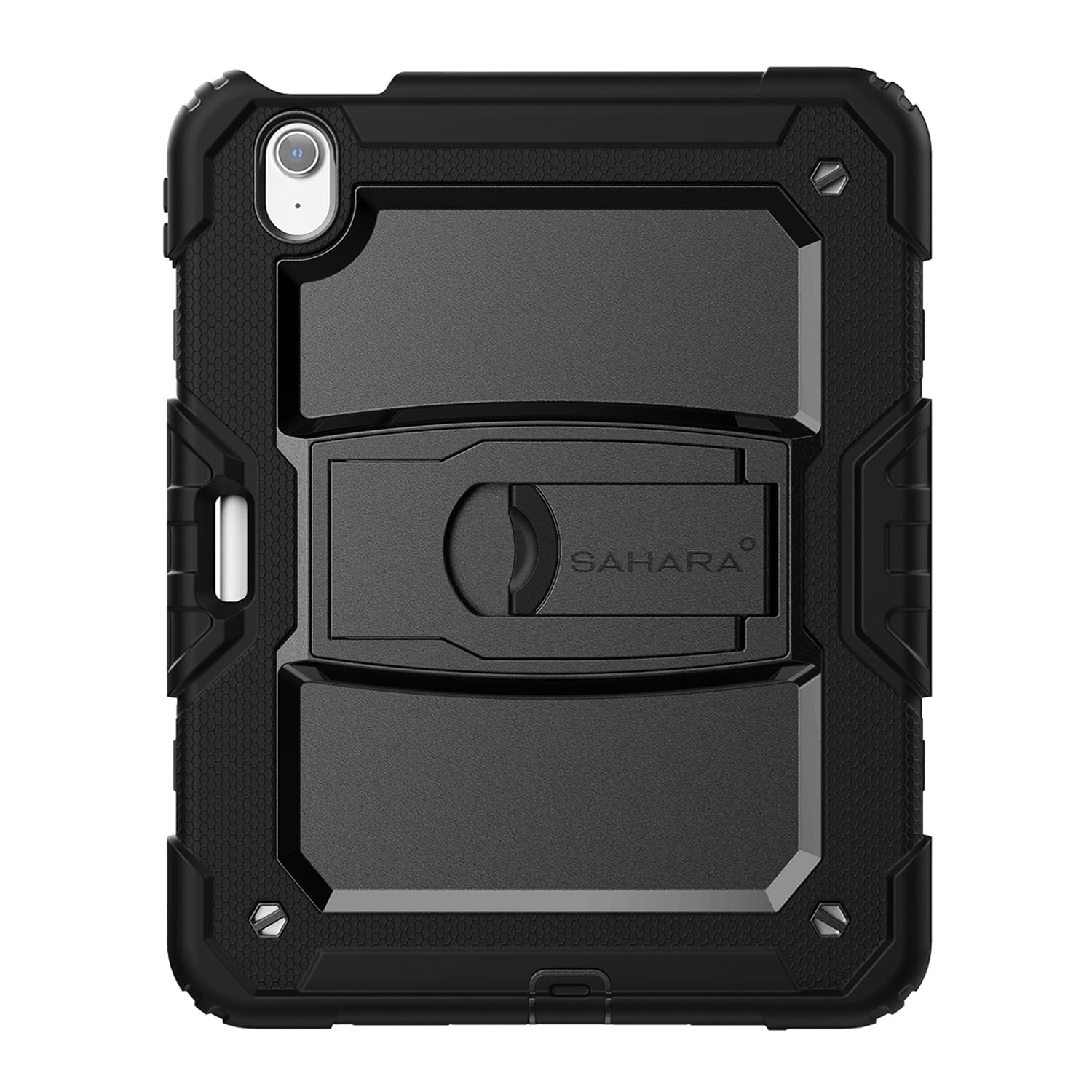 Sahara - Raider Series Heavy-Duty Case for iPad Air 13" (M2 2024/M3 2025), Scorpion Black, (TB00415)