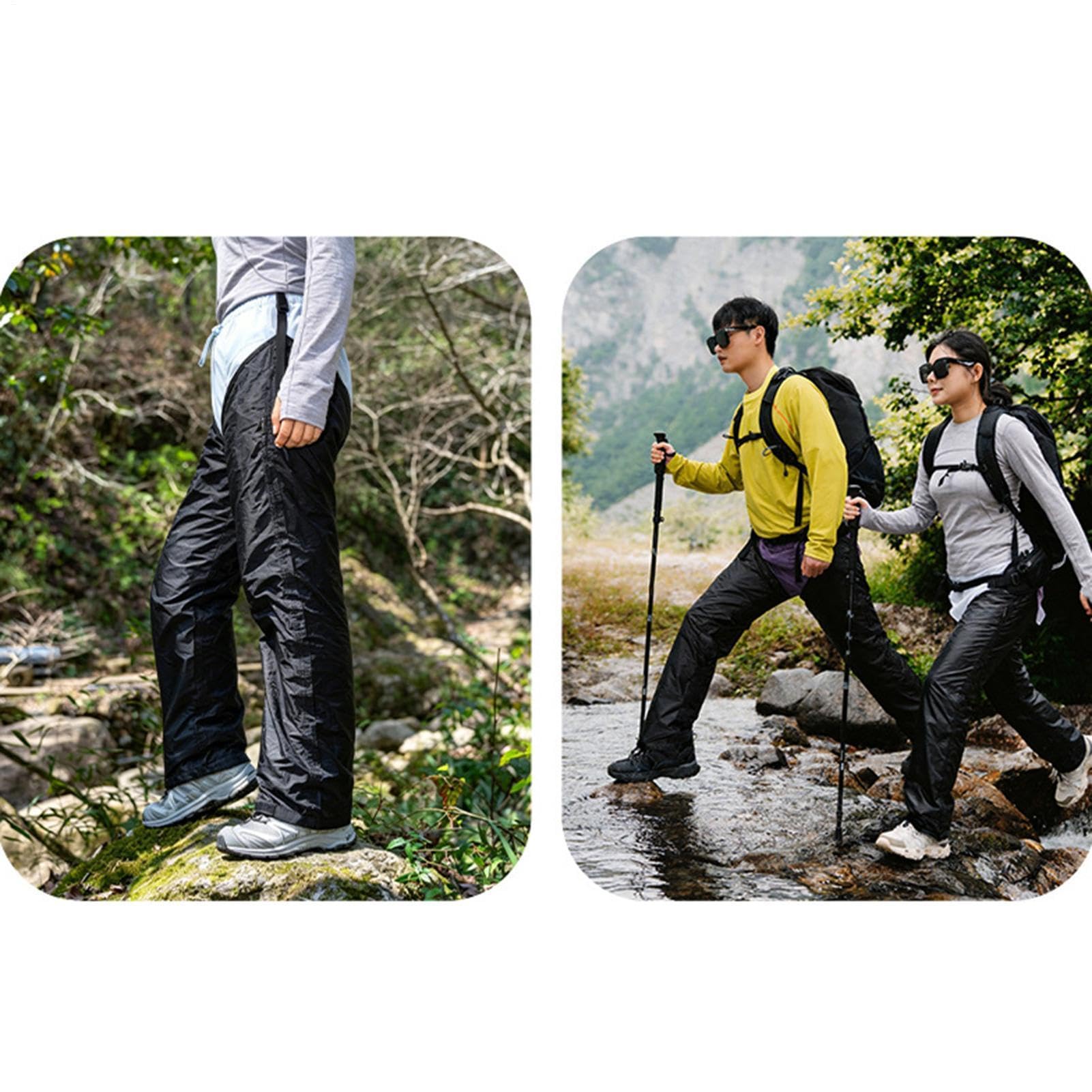 Guêtres d'extérieur imperméables | Guêtres réglables unisexes pour homme et femme | Guêtres pour la randonnée et le trekking - Pour les activités de plein air, l'alpinisme, la randonnée, le trekking
