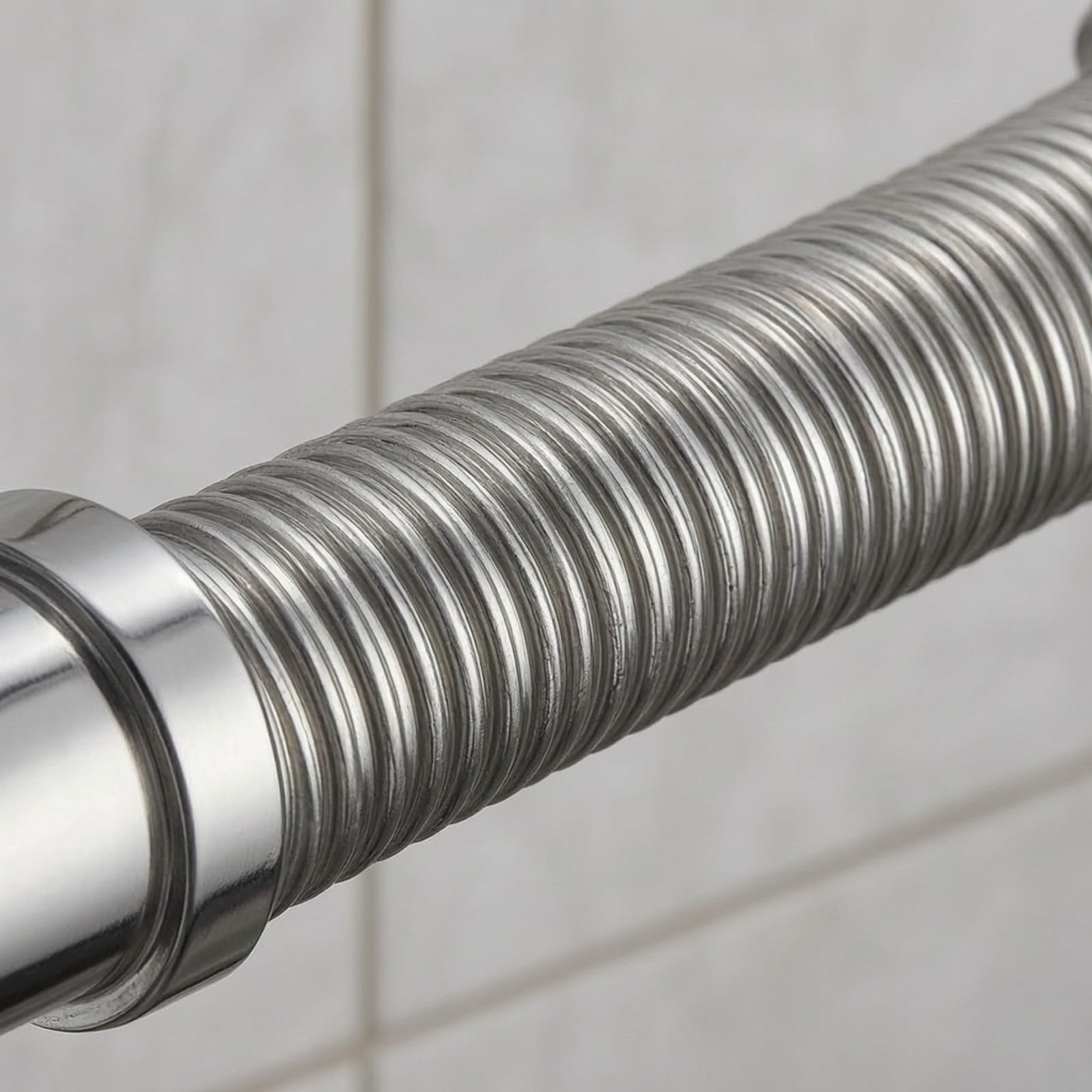 Amagogo Piletta di Scarico Durevole Idraulica | Design Compatto Salvaspazio, Sifone con Tubo Corrugato, Adattabile, Tubo Corrugato di Scarico, per Lavabo, Idraulici, Senza