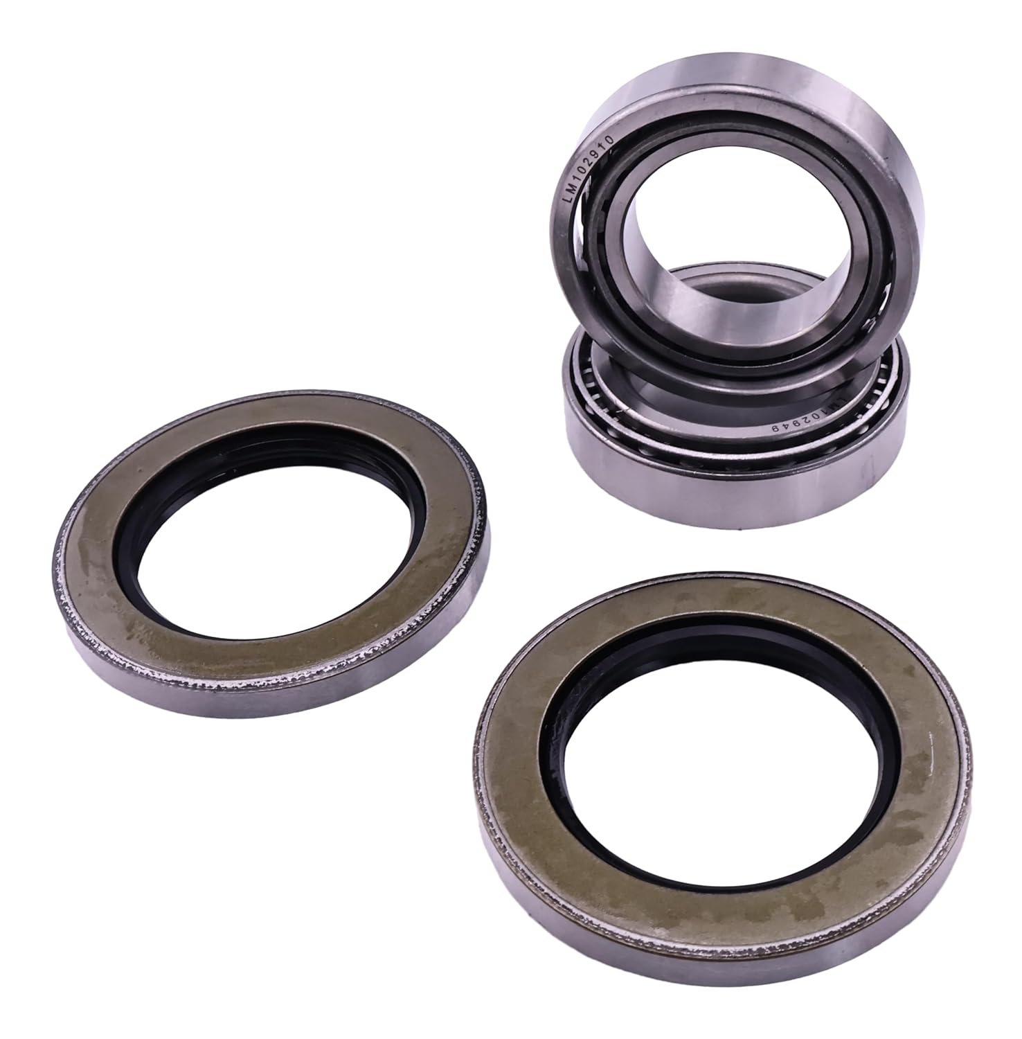Wheel Bearing Kit LM102949 LM102910 B93176 Compatible with Case IH Skid Steer Loader 1830 1835 1835HH 1835C 1838 1840 1530B 1700 Series