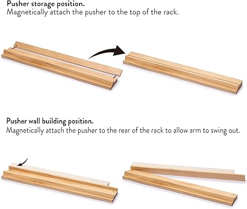Miniatura 9 de Yellow Mountain Imports American Mahjong Set, pimienta con estuche suave, estantes con empujadores, monedas de apuesta Wright Patterson, dados e