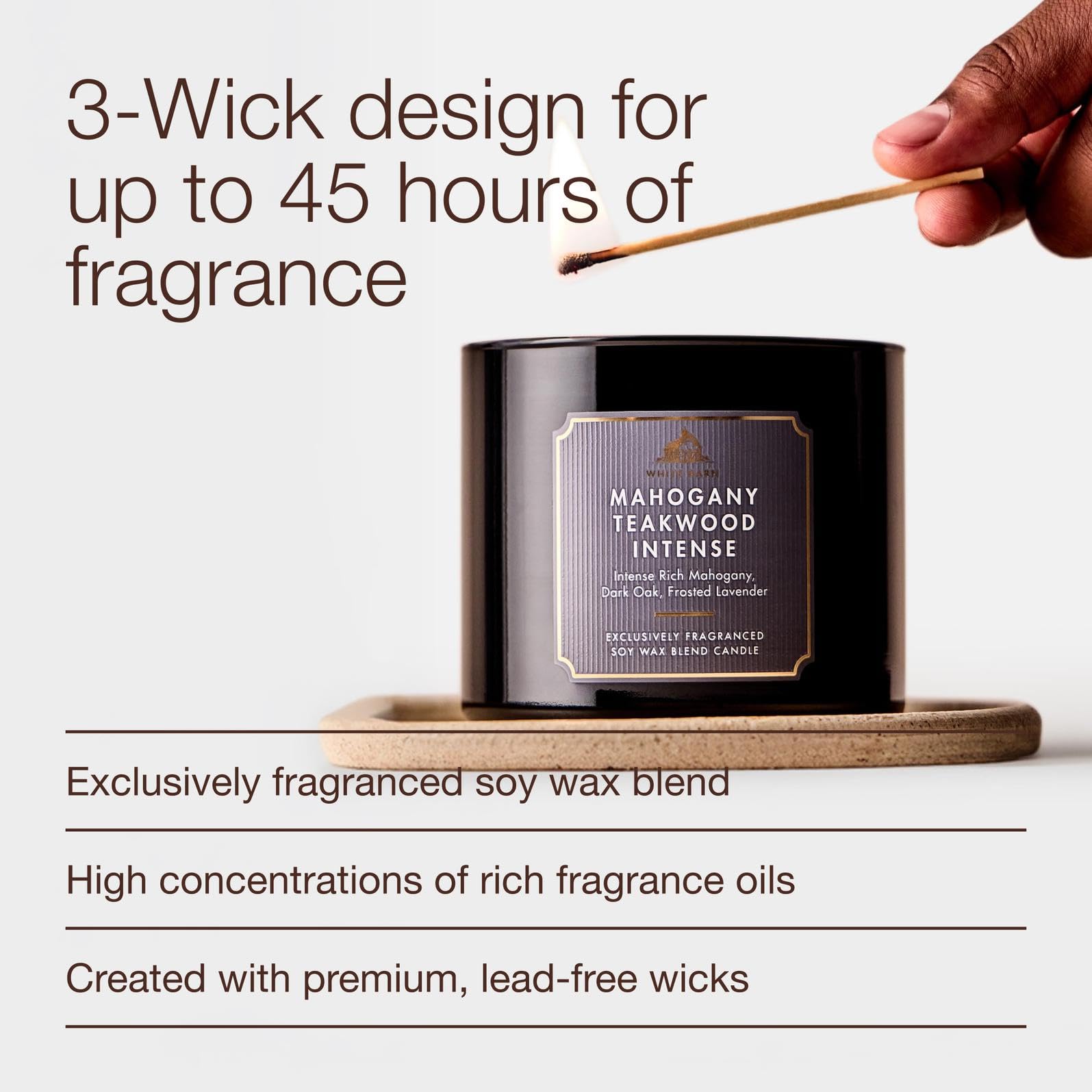 Amazon.com: Bath & Body Works Mahogany Teakwood Intense 3-Wick