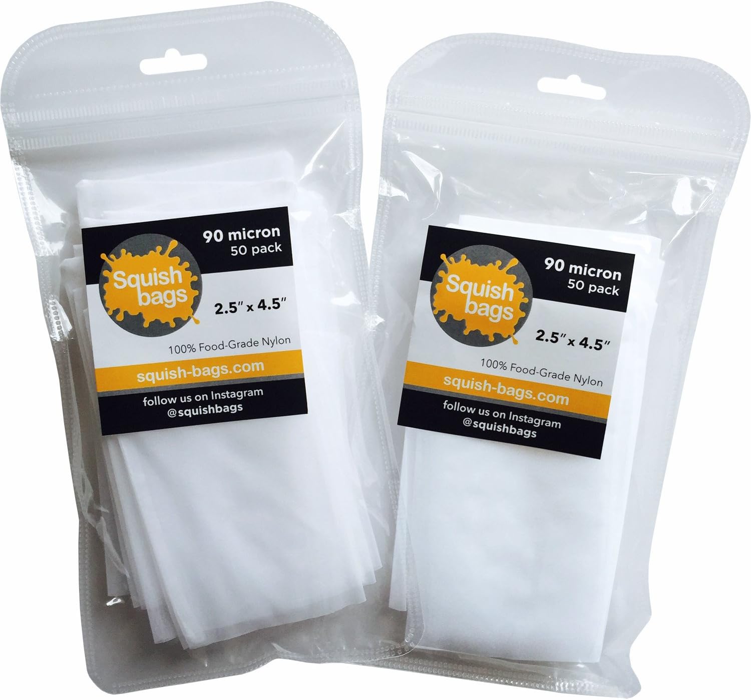 Rosin Press Bags (2.5 x 4.5) - 100 pack (90 micron)