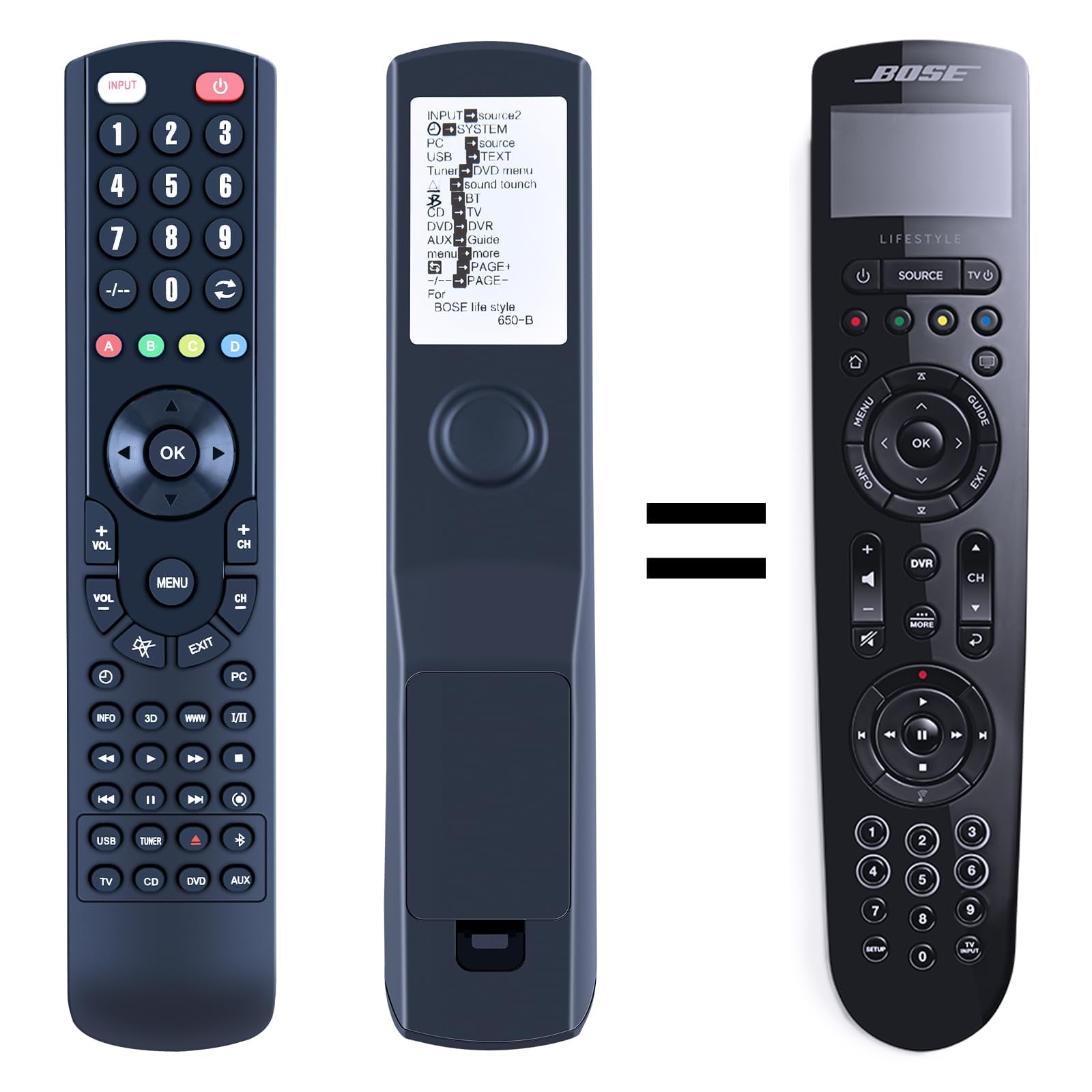 Nouvelle Télécommande de Remplacement Compatible avec Bose Lifestyle 650/600 Media Center 743877-0010