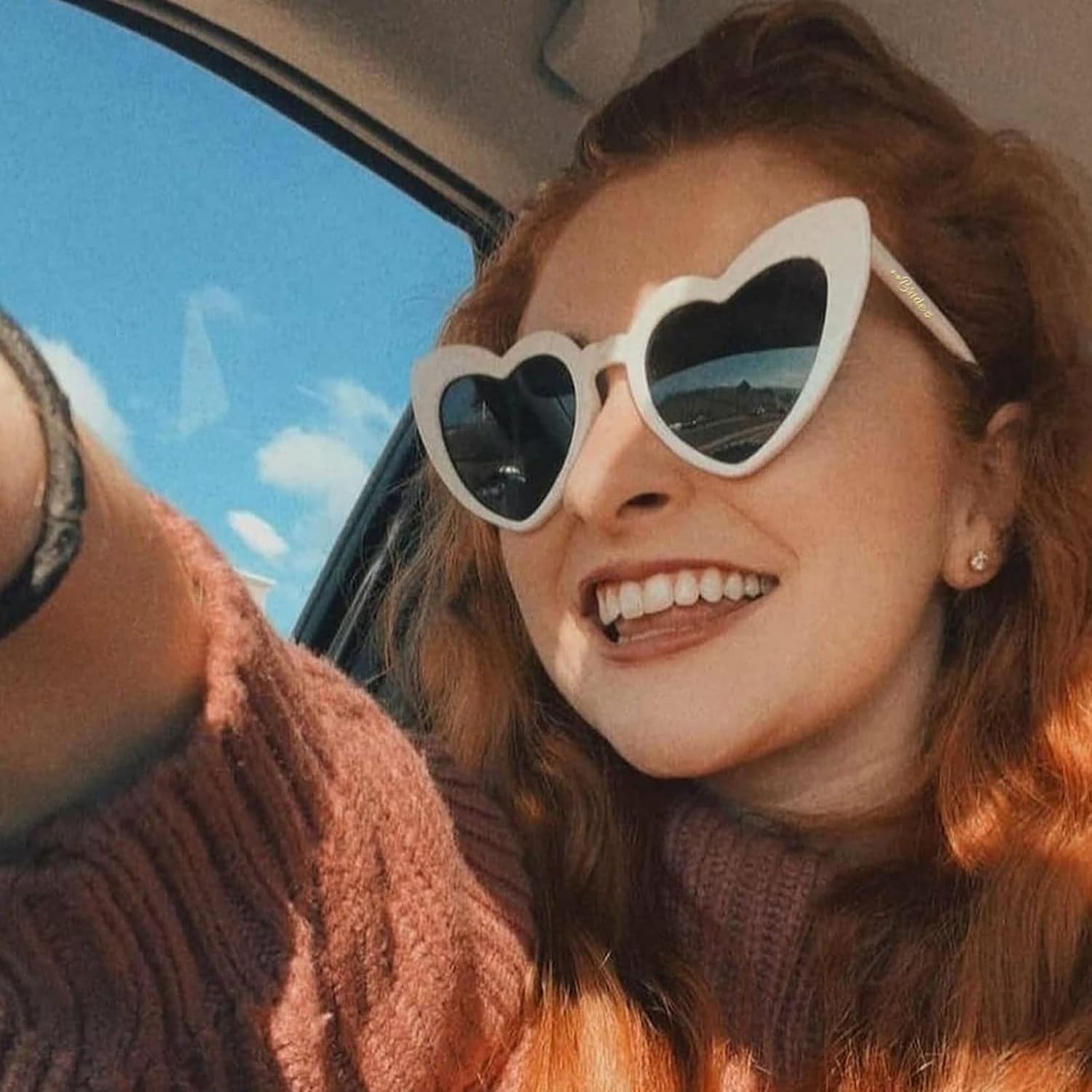 8 Pack Heart Sunglasses Bachelorette Party, Bridal Shower Favors Wedding Supplies Bride Tribe/Bridesmaid Glasses - Image 2