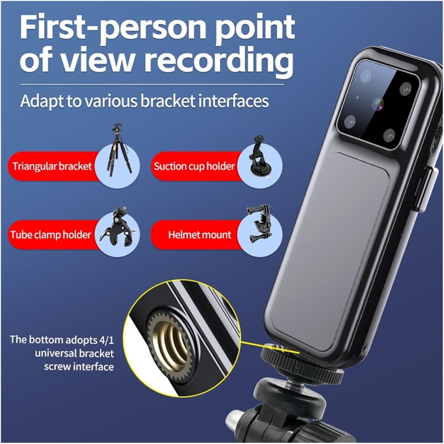 HDスポーツカメラミニナイトビジョンビデオカメラビデオボイスレコーダーダッシュカムDVRバイクヘルメットマグネット吸引バッククリップ