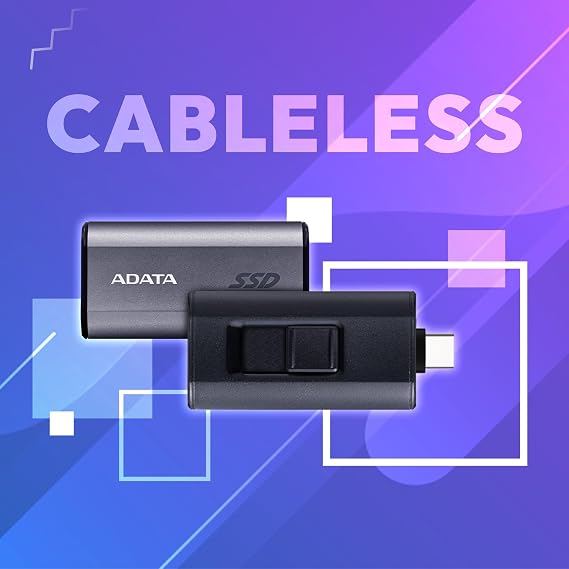 ADATA SC750 2TB Harici SSD – USB 3.2 Gen2, 1050MB/s Okuma, 1000MB/s Yazma, Taşınabilir