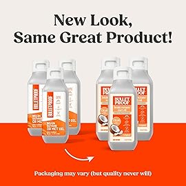 Bulletproof Coconut Brain Octane C8 MCT Oil, 16 Ounces (Pack of 3), Premium Keto Supplement for Sustained Energy, Brain and Body Fuel, Unflavored, Add to Coffee and Smoothies, Packaging May Vary