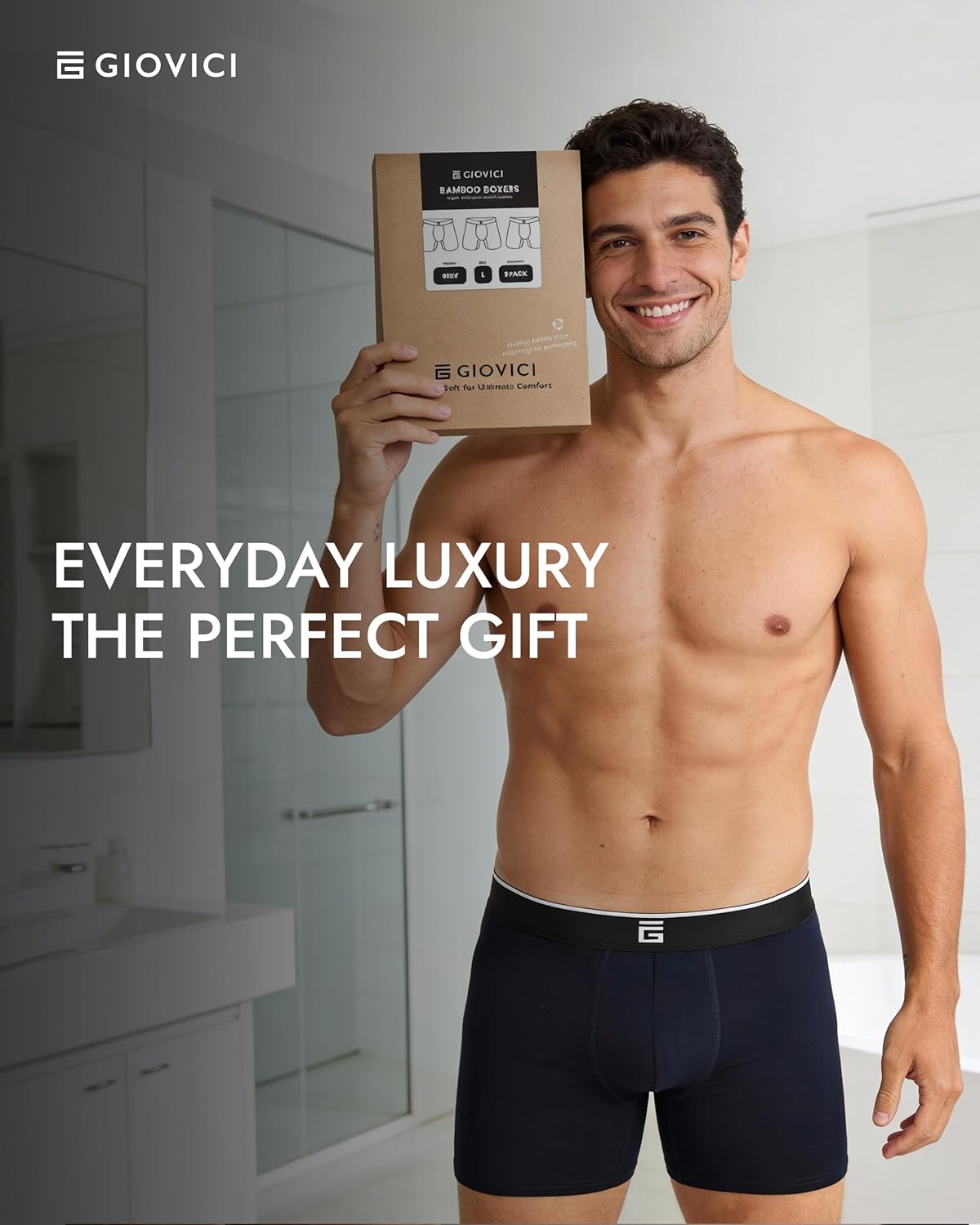 Men’s Viscose from Bamboo Boxer Briefs, Anti-Chafing Super Soft Mens Underwear, Moisture-Wicking Cool Boxers For Men - Image 7