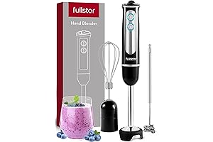 500W Immersion Blender - 3 in 1 Hand Blender Electric with 9 Speed